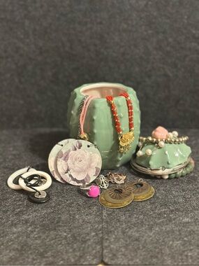 Mystery Jewelry Jar (Cactus)